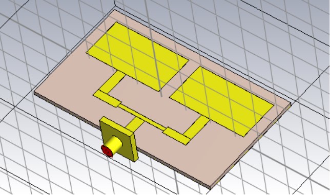 Preview of 5.8 GHz Microstrip Antenna Simulation